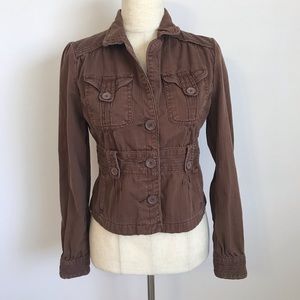 Mossimo Long Sleeve Button Down Blazer Jacket